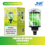 JNR Mega Shisha Hookah 100000 Puffs|60ml・2200mAh・シーシャタイプ - 画像 (11)