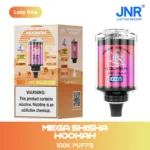 JNR Mega Shisha Hookah 100000 Puffs|60ml・2200mAh・シーシャタイプ - 画像 (9)
