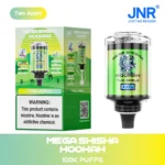 JNR Mega Shisha Hookah 100000 Puffs|60ml・2200mAh・シーシャタイプ - 画像 (6)