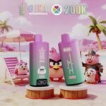 Bang King 200K 8in1 使い捨てVAPE｜200,000パフ・650mAh・Type-C・スマートLED - 画像 (8)