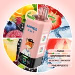 Airmez Fox 160000 Puffs 8in1|160,000パフ・650mAh・8フレーバー切替 - 画像 (7)