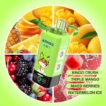 Airmez Fox 160000 Puffs 8in1|160,000パフ・650mAh・8フレーバー切替 - 画像 (6)