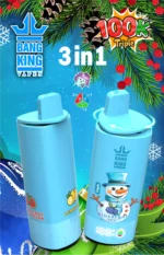 Bang King Triple 100K 3in1 使い捨てVAPE|100,000パフ・850mAh・Type-C・残量表示 - 画像 (5)