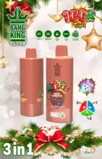 Bang King Triple 100K 3in1 使い捨てVAPE|100,000パフ・850mAh・Type-C・残量表示 - 画像 (7)