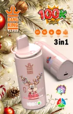 Bang King Triple 100K 3in1 使い捨てVAPE|100,000パフ・850mAh・Type-C・残量表示 - 画像 (8)