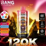Bang Legend 120000 Puffs|50ml・5タンク切替の5in1モデル - 画像 (8)