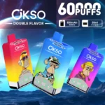 OKSO Double Flavor 60000 Puffs|50ml・650mAh・2フレーバー切替