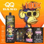 QQ Bang 180000 Puffs VAPE|4in1・超大容量・Type-C・LCD表示 - 画像 (6)