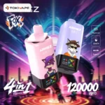 Airmez Fox 120000 Puffs｜60ml・4フレーバー切替の120Kモデル