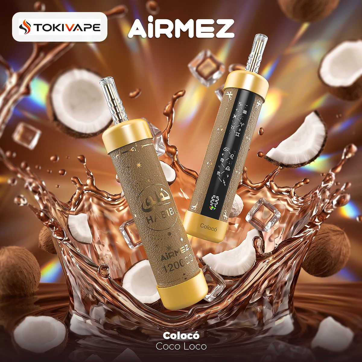 Airmez HABIBI 120K|シーシャ系フレーバー・1000mAh・ニコチン3%・120,000パフ Airmez HABIBI 120K|シーシャ系フレーバー・1000mAh・ニコチン3%・120,000パフ