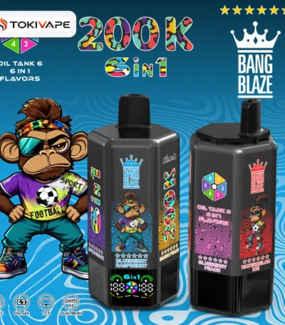 Bang Blaze 200000 Puffs 6in1｜72ml・6フレーバー切替の200,000パフ