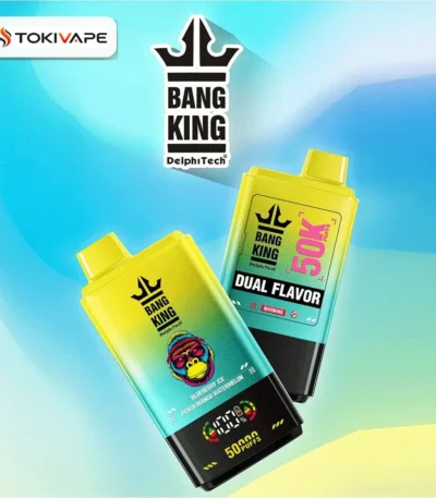 Bang King 50000 Puffs Dual Flavor｜50ml・残量表示付き2味モデル