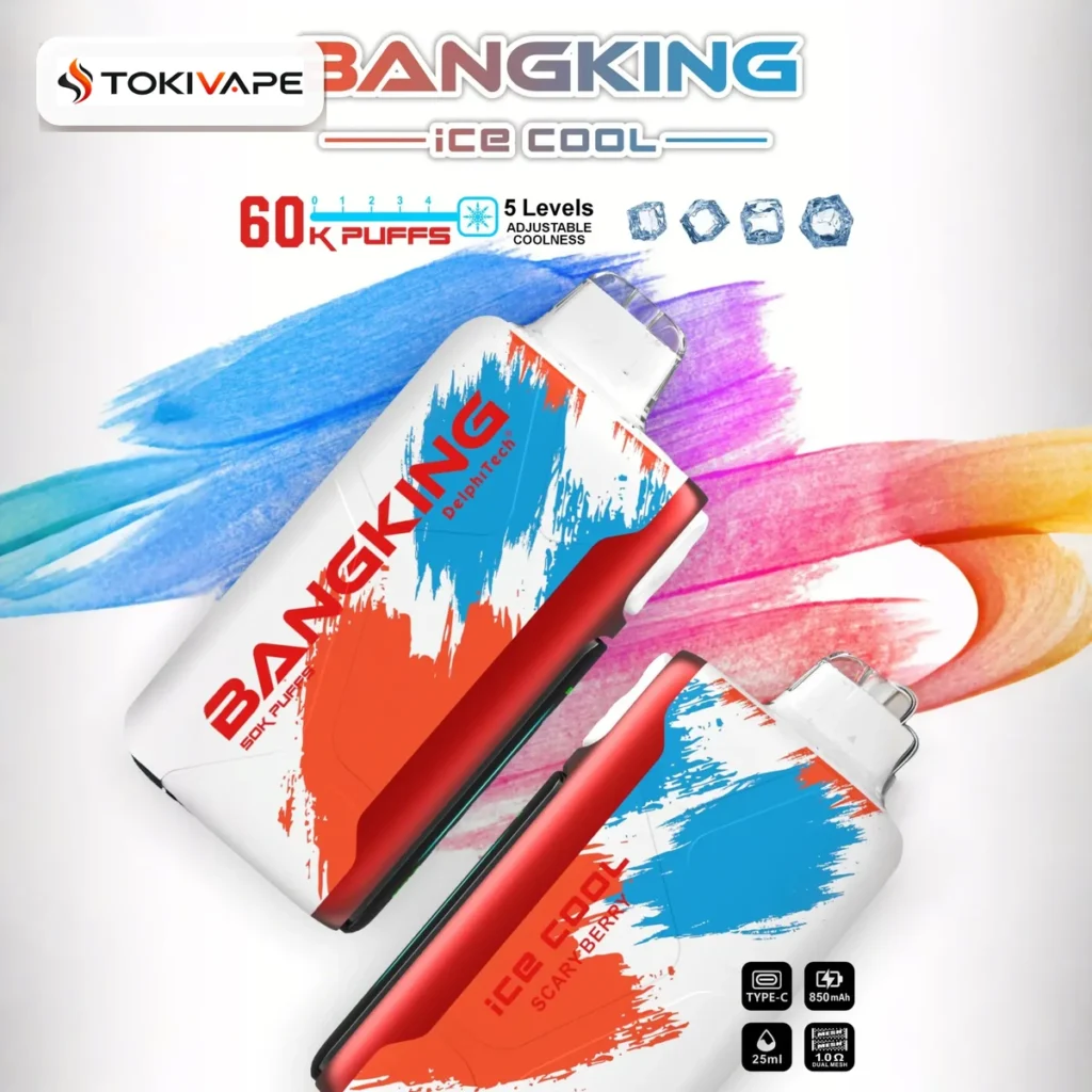 Bang King 60000 Puffs Ice Cool｜クアッドメッシュ・25ml・60,000パフ