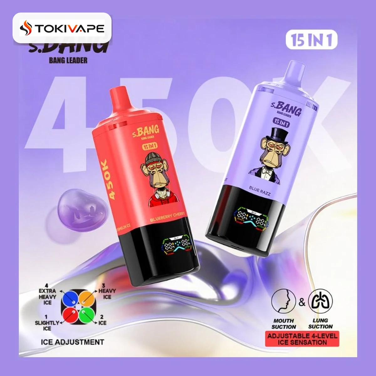 Bang Leader 450K 15in1 使い捨てVAPE|450,000パフ・850mAh・Type-C・クアッドメッシュ Bang Leader 450K 15in1 使い捨てVAPE|450,000パフ・850mAh・Type-C・クアッドメッシュ