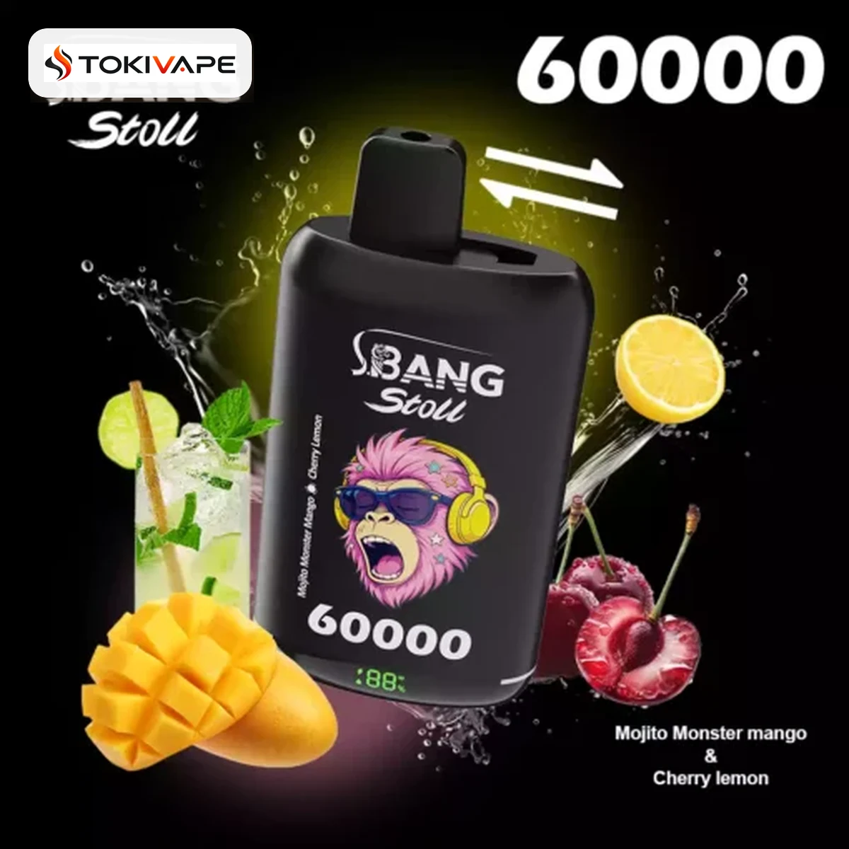 Bang Leader Stoll 60000 Puffs|850mAh・デュアルメッシュ・60,000パフ Bang Leader Stoll 60000 Puffs|850mAh・デュアルメッシュ・60,000パフ