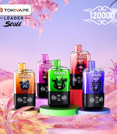 Bang Leader Stoll 120K 使い捨てVAPE｜120,000パフ・650mAh・Type-C・0%/2%/3%/5%