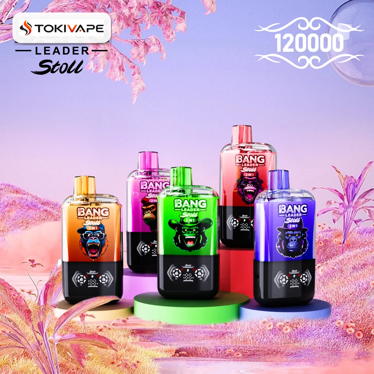 Bang Leader Stoll 120K 使い捨てVAPE|120,000パフ・650mAh・Type-C・0%/2%/3%/5% Bang Leader Stoll 120K 使い捨てVAPE|120,000パフ・650mAh・Type-C・0%/2%/3%/5%