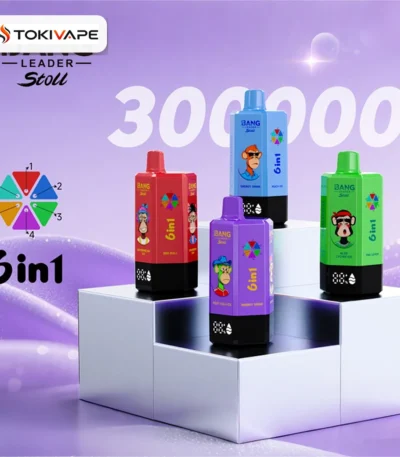 Bang Leader Stoll 300K 使い捨てVAPE｜300,000パフ・650mAh・1.0Ωメッシュ・0%/2%/3%/5%