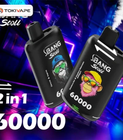 Bang Leader Stoll 60K 2フレーバー使い捨てVAPE｜60,000パフ・Type-C・デュアルメッシュ・0%/2%/3%/5%