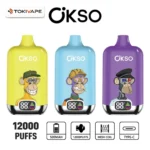 OKSO Digital 12000 Puffs｜25ml・500mAh・スマートディスプレイ搭載