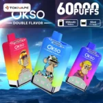 OKSO Double Flavor 60000 Puffs|50ml・650mAh・2フレーバー切替