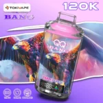 QQ Bang 120K 使い捨てVAPE｜120,000パフ・LED表示・0%/2%/3%/5%