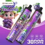 QQ Bang 30K 使い捨てVAPE｜30,000パフ・2フレーバー切替・Type-C・0%/2%/3%/5%