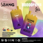 Bang Leader 80K 使い捨てVAPE｜3ポッド・850mAh・1.0Ωメッシュ・0％/2％/3％/5％ - 画像 (7)